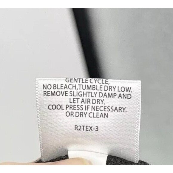 Eileen Fisher Stand Up Collar Jacket Gray Terrazzo Stretch Ripple Longline Sz Sm - Picture 9 of 13